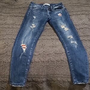 KANCAN Distressed Blue Jeans